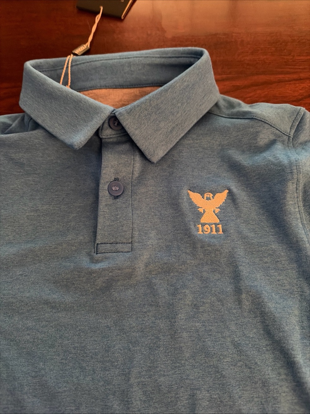 Under Armour Blue Polo with Subtle Logo